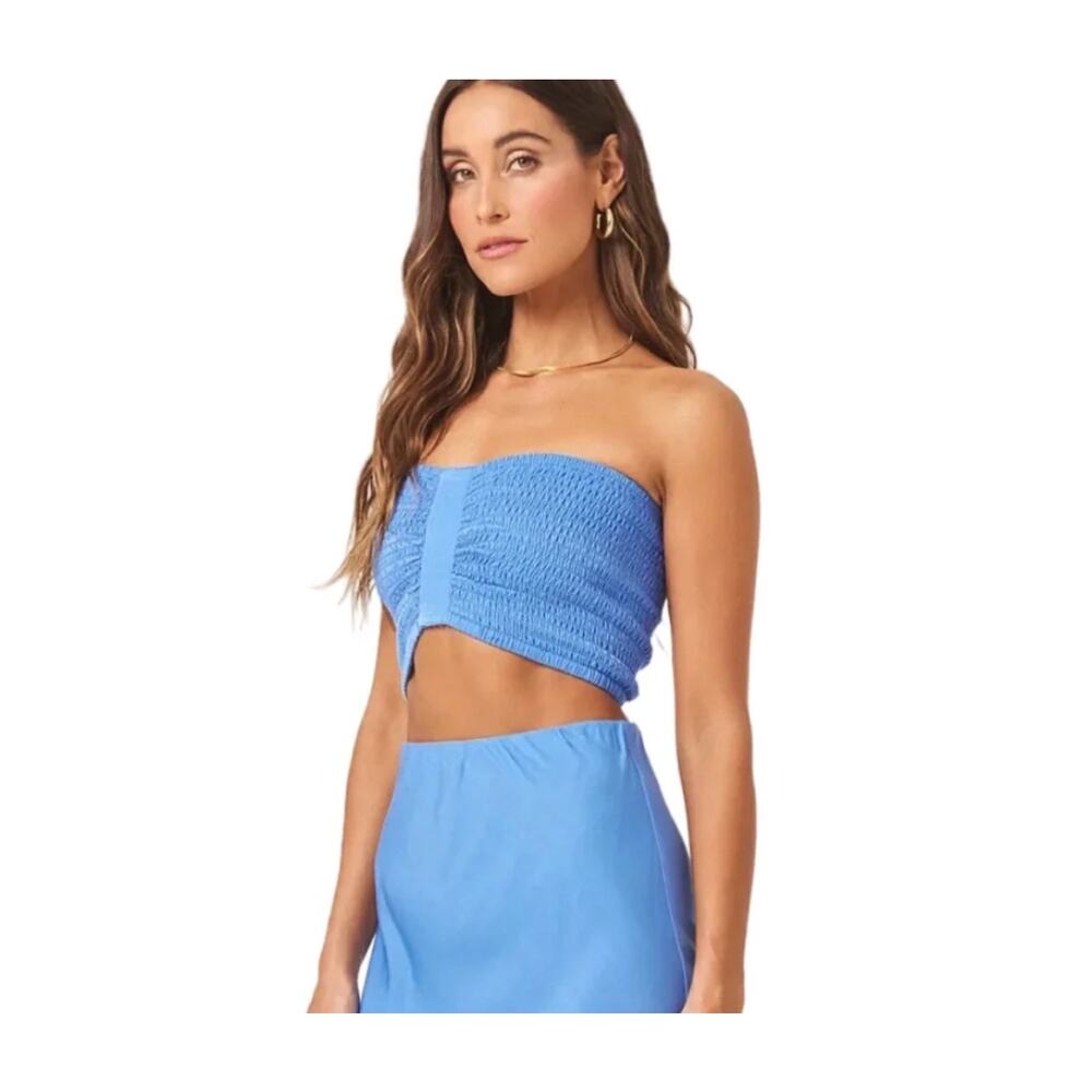 New L space revolve summer feels tube top blue sz XL - Picture 2 of 7